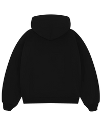 BLACK ZIP-UP