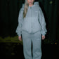 GREY ZIP-UP