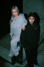 GREY ZIP-UP