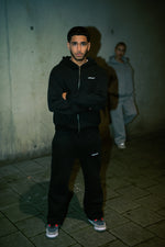 BLACK ZIP-UP