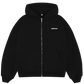 BLACK ZIP-UP