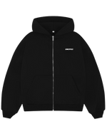BLACK ZIP-UP