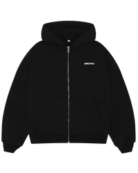 BLACK ZIP-UP
