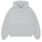 GREY ZIP-UP