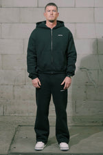 BLACK ZIP-UP