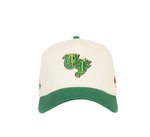 GREEN MONOGRAM CAP