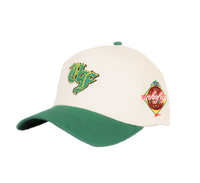 GREEN MONOGRAM CAP