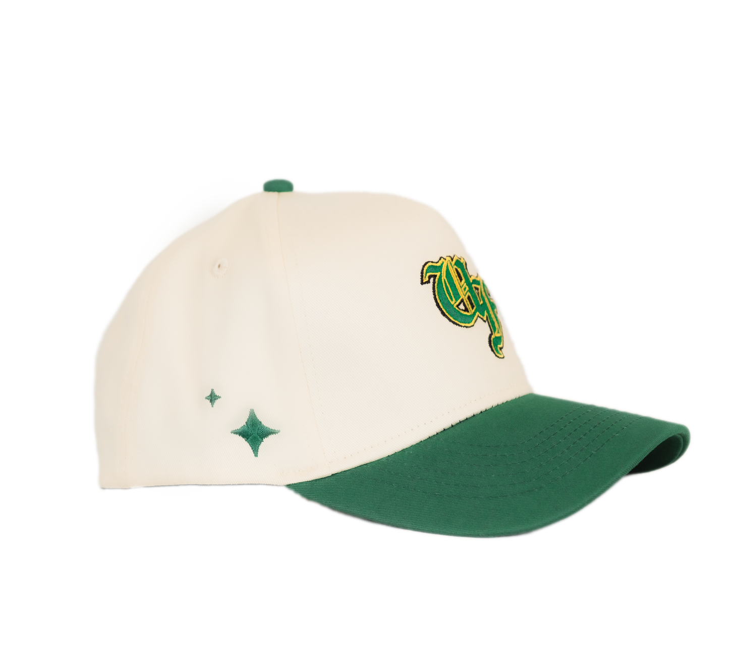 GREEN MONOGRAM CAP